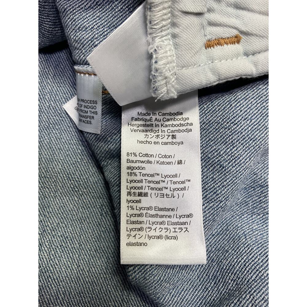 J.Crew 'Louisa' Blue Cotton Lady Jacket Size 10 - Picture 5 of 5